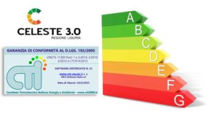 Certificazione Energetica APE Regione Liguria Software Celeste 3.0